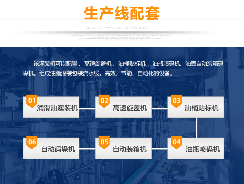 全自動食用油灌裝生產線